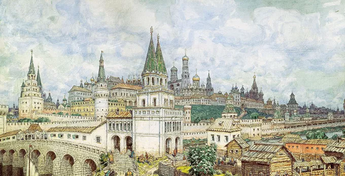 Москва: история в живописи