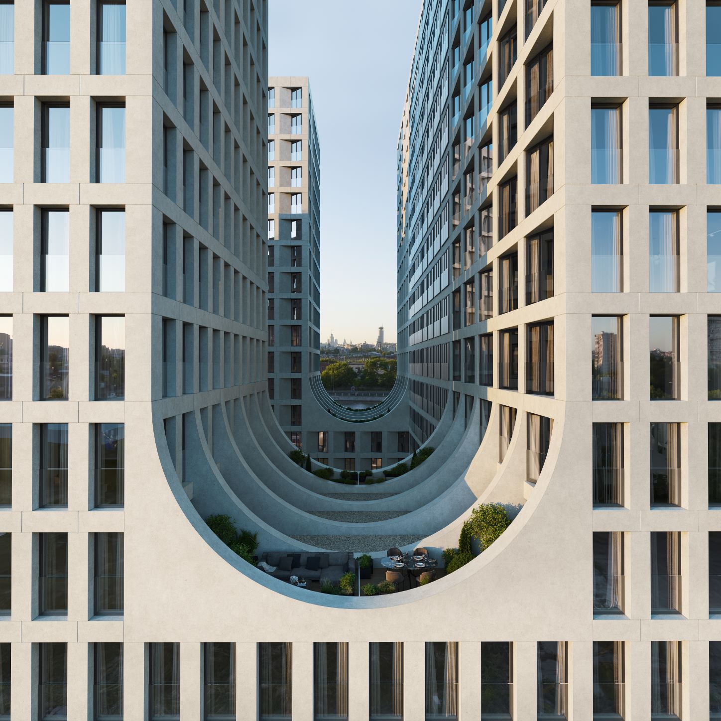 Комплекс апартаментов с террасами Insider будет построен на набережной Москвы-реки