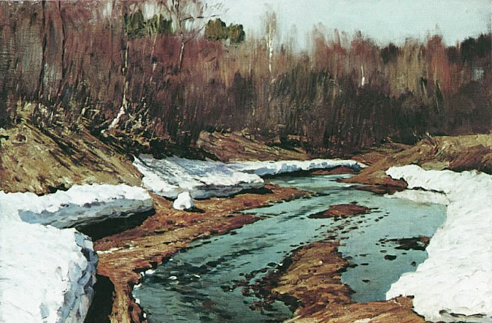 В Москве при продаже похитили картину Левитана «Последний снег»
