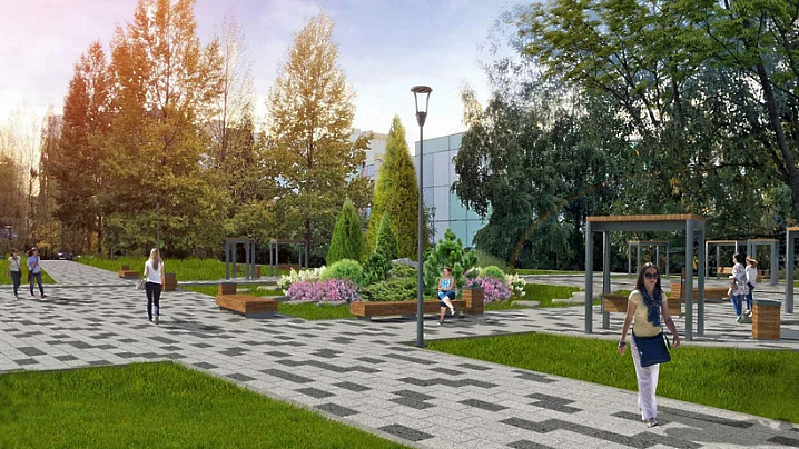 Две пешеходные зоны благоустроят в столичном районе Марьино в этом году