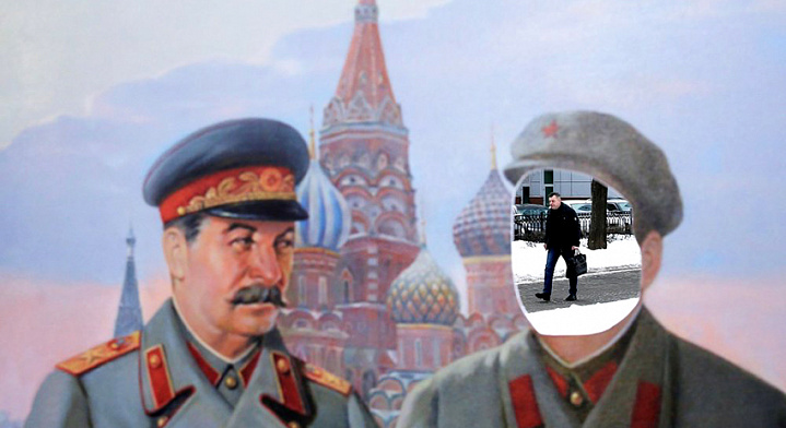 Двойник Сталина взял за фото с иностранца 4 тысячи рублей