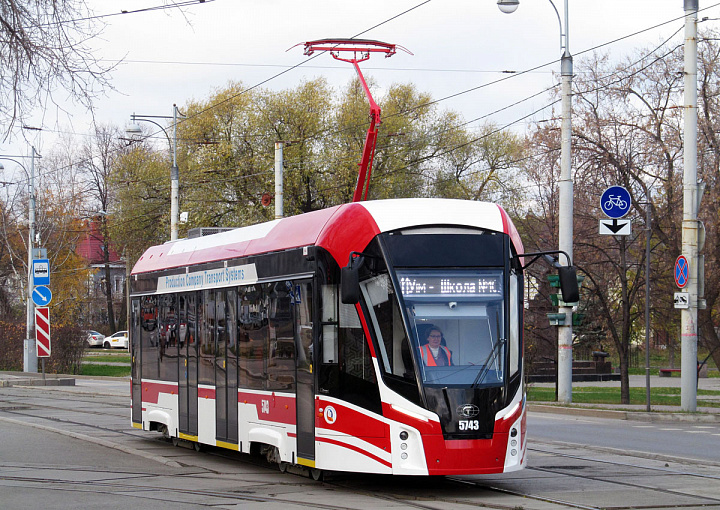 Первые односекционные трамваи запустили на маршруты на северо-западе Москвы