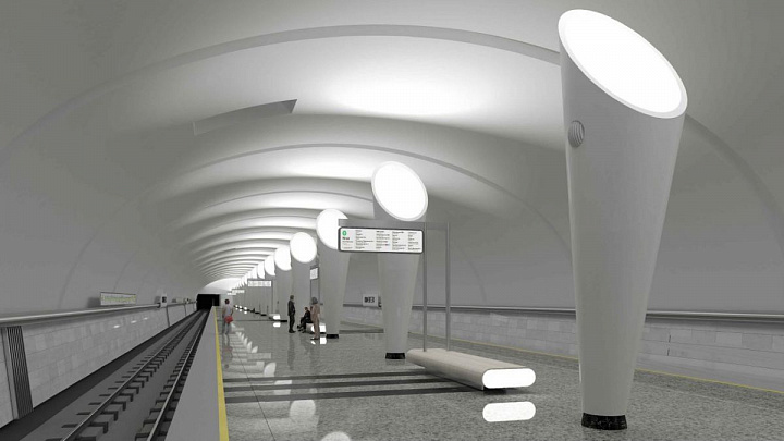 Станция метро «Физтех» готова на четверть