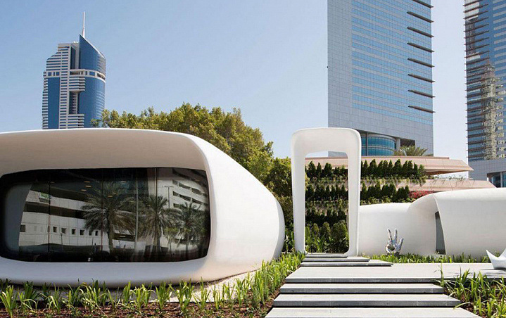 К 2025 году в Дубае построят квартал напечатанных на 3D-принтере зданий