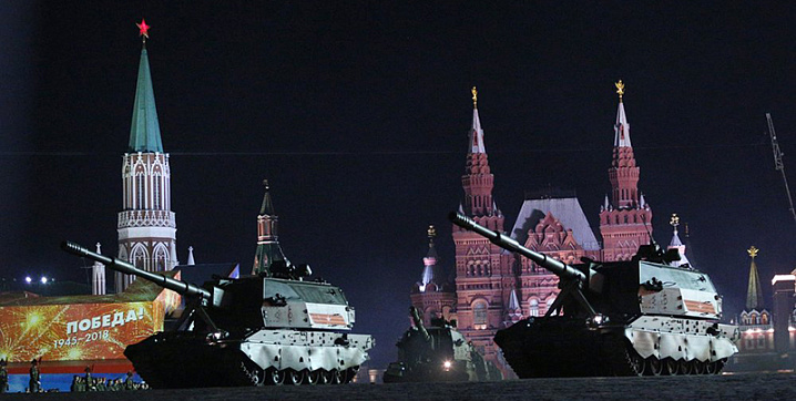 Ночная репетиция парада Победы в Москве пройдет 29 апреля