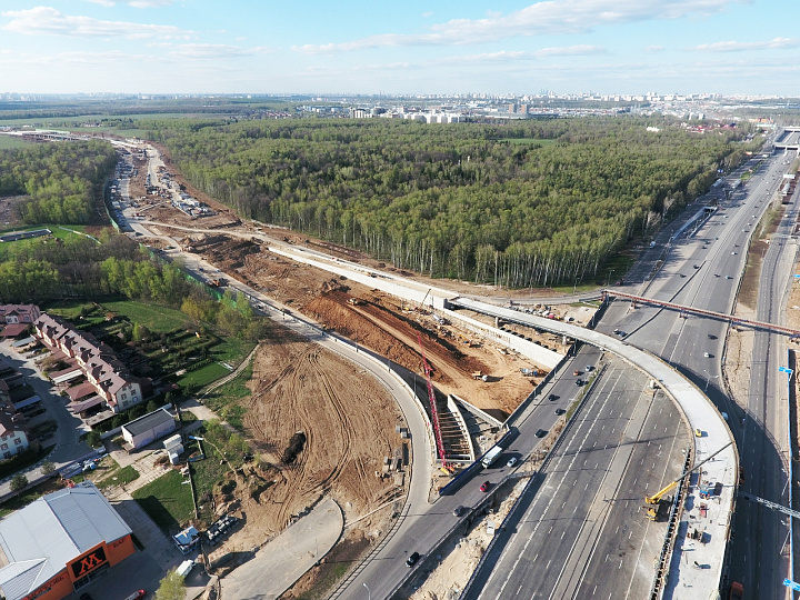 На трассе Солнцево – Бутово – Варшавское шоссе проектируют самый сложный участок
