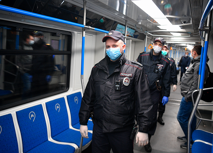 В московском транспорте усилят контроль за соблюдением мер против коронавируса